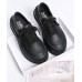 White Flat Shoes Faux Leather Casual Cross Strap Flat Feet Shoes